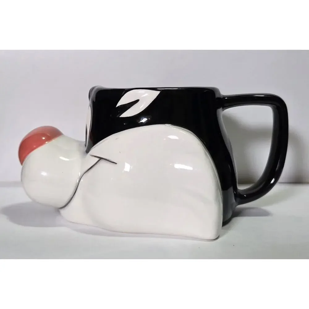 Looney Tunes Sylvester Cat Mug Coffee 1989 Warner Bros Applause Vintage